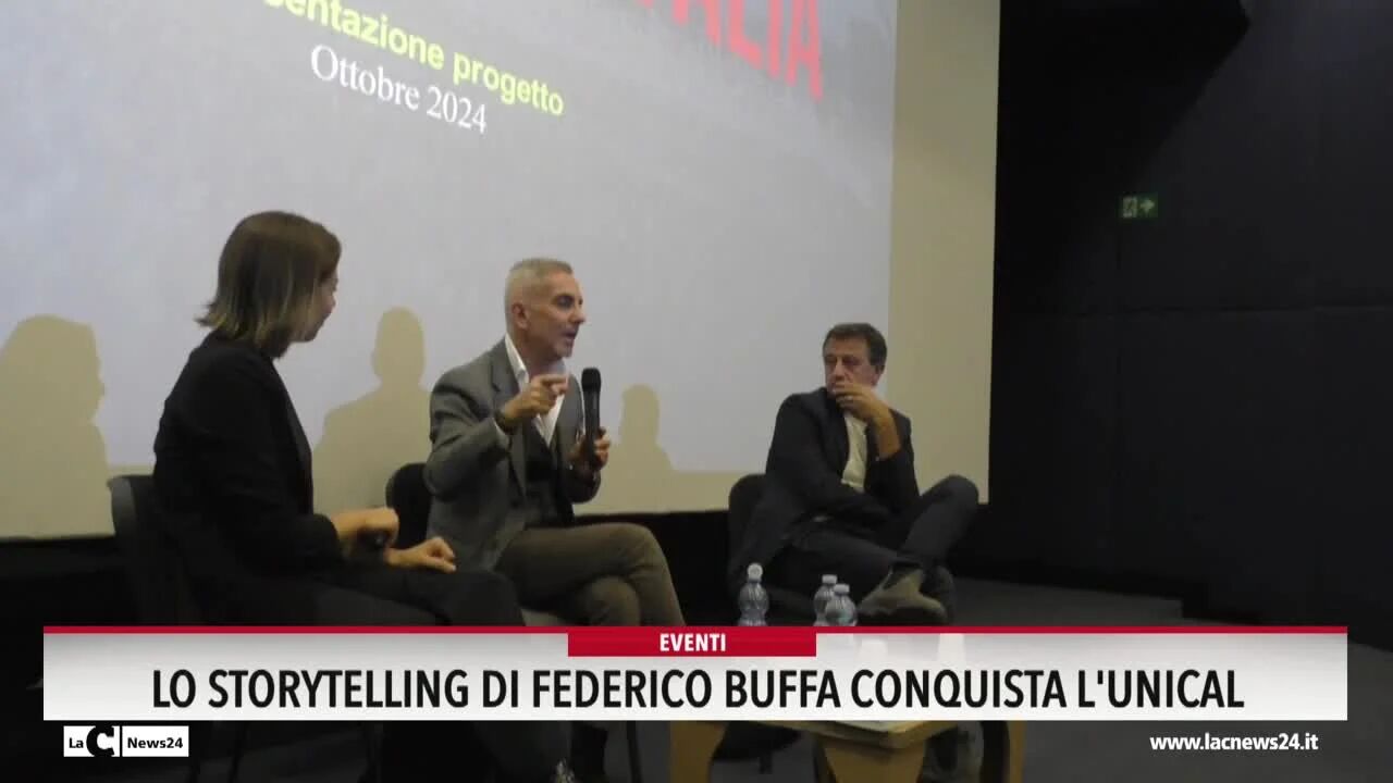 Lo storytelling di Federico Buffa conquista l'Unical