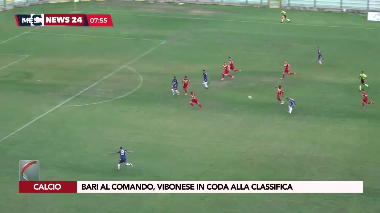 Bari al comando, Vibonese in coda alla classifica