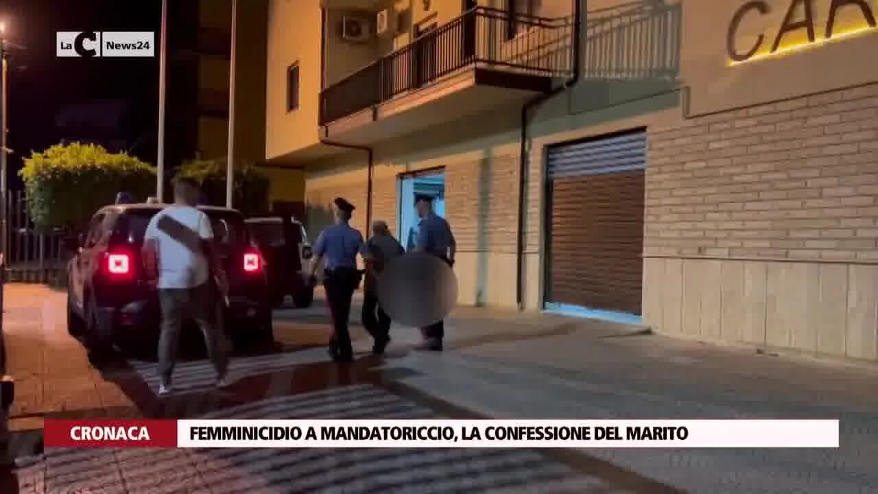 Femminicidio a Mandatoriccio, la confessione del marito