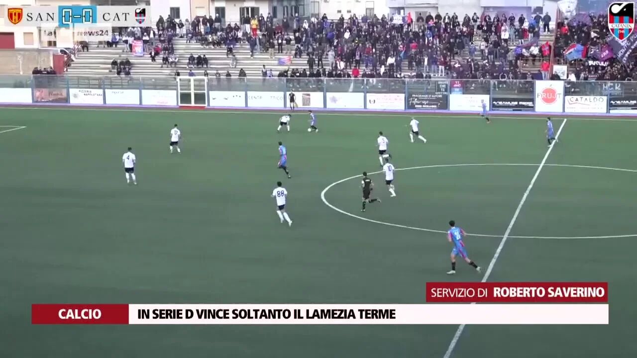 In Serie D vince soltanto il Lamezia Terme