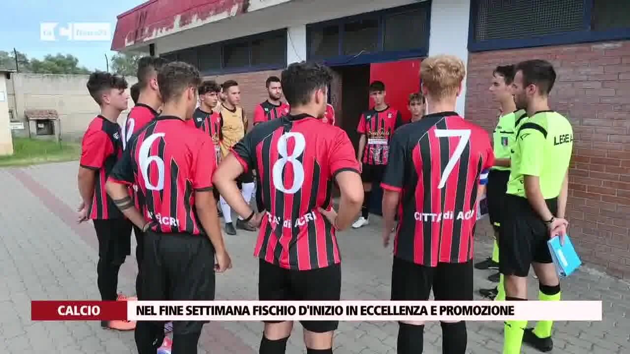 Nel fine settimana fischio d'inizio in Eccellenza e Promozione