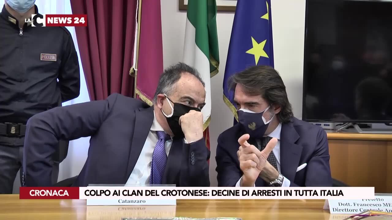 Colpo ai clan del Crotonese: decine di arresti in tutta Italia