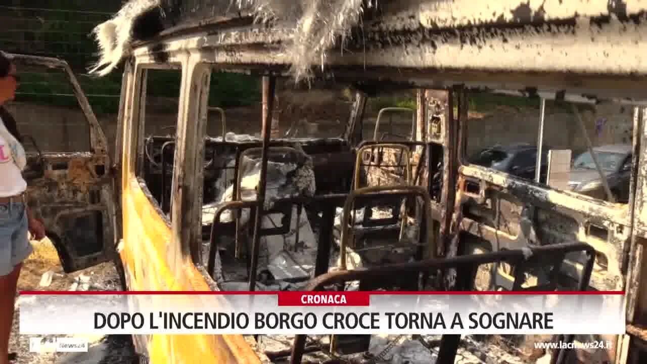 Dopo l'incendio Borgo Croce torna a sognare