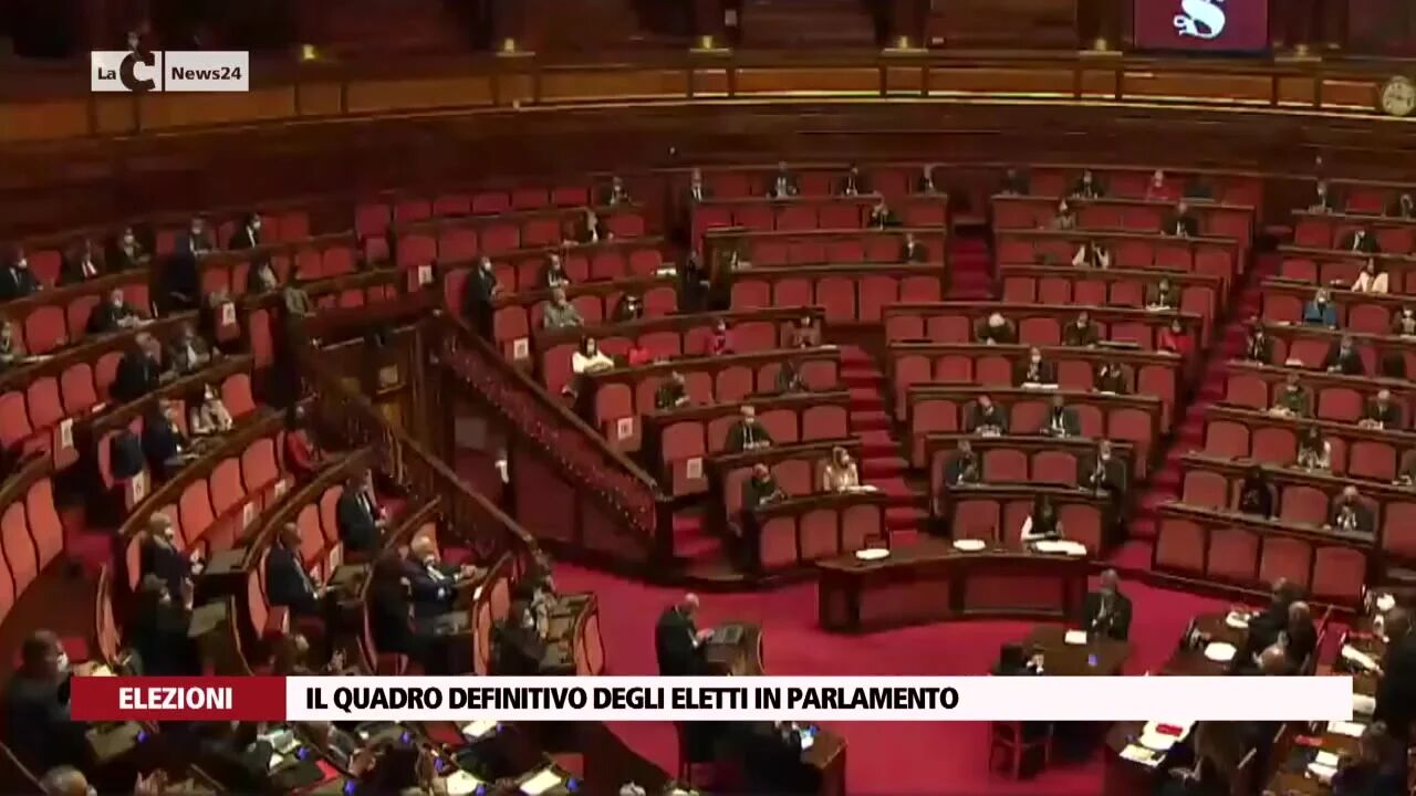 Il quadro definitivo degli eletti in Parlamento