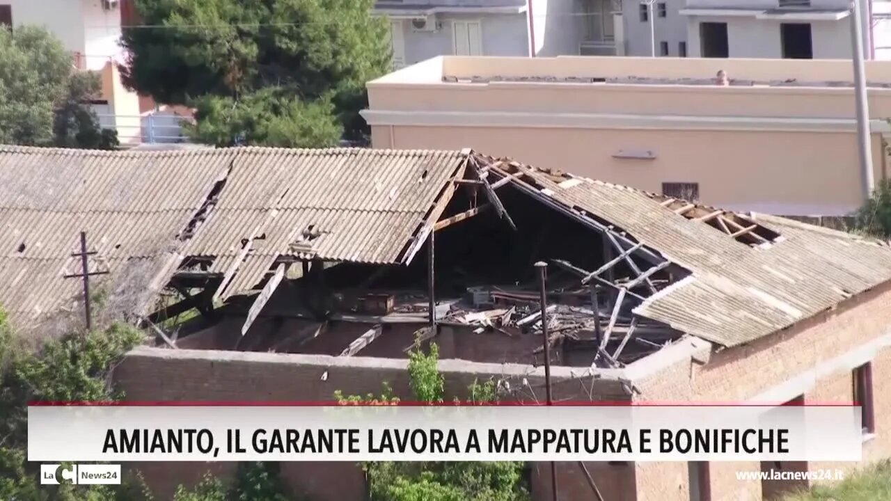 Amianto, il garante lavora a mappatura e bonifiche