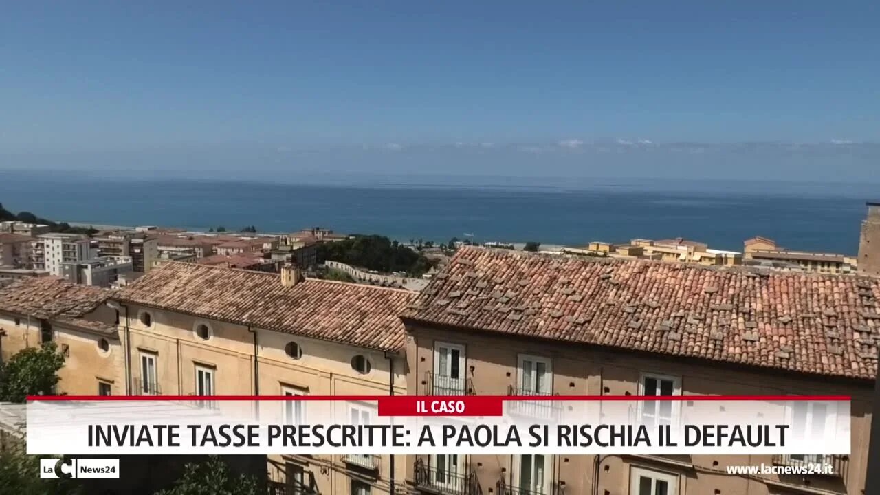 Inviate tasse prescritte a Paola si rischia il default