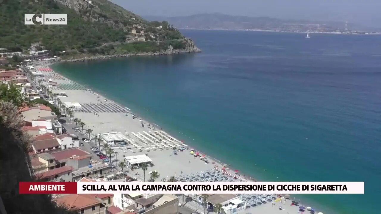 Scilla libera da mozziconi di sigaretta, al via la campagna CambiaGesto