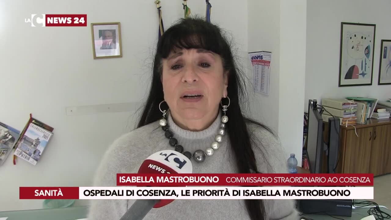 Ospedali di Cosenza, le priorità di Isabella Mastrobuono