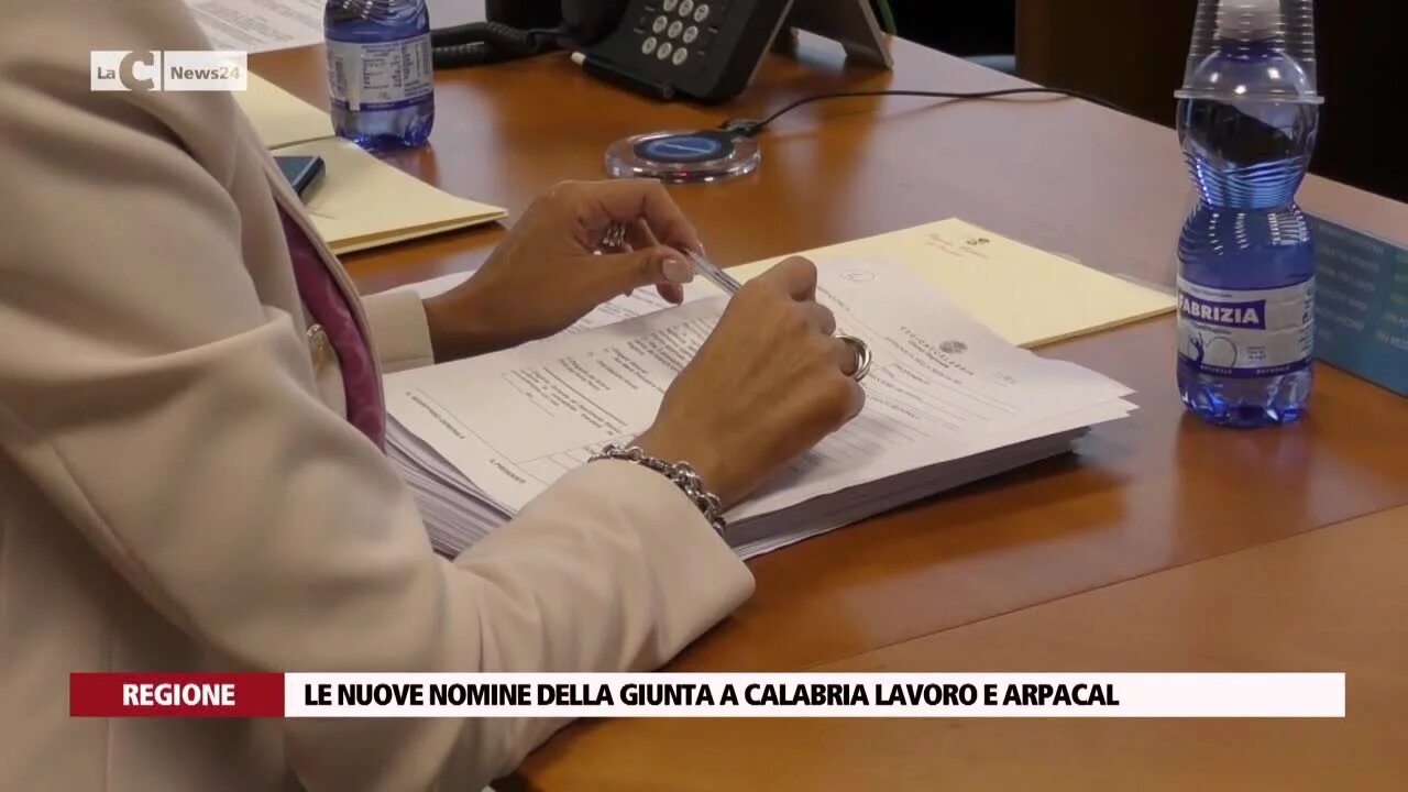 Le nuove nomine della giunta a Calabria Lavoro e Arpacal