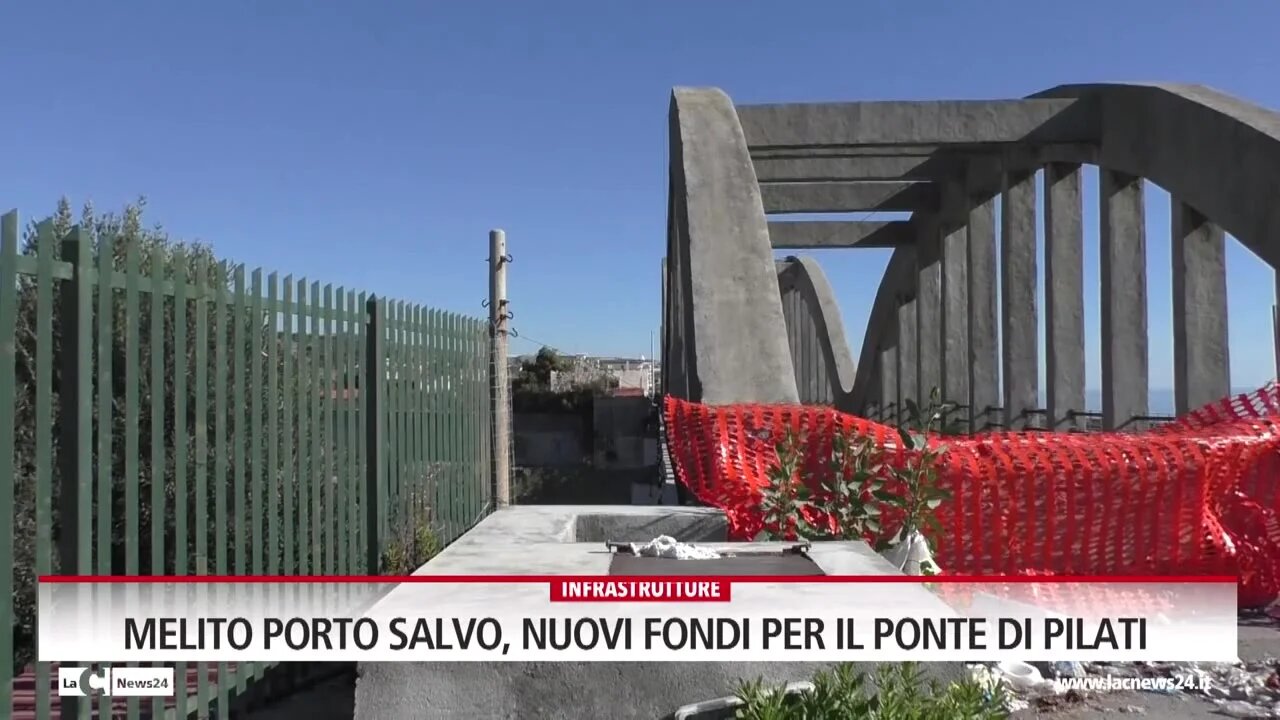 Melito Porto Salvo, nuovi fondi per il ponte di Pilati