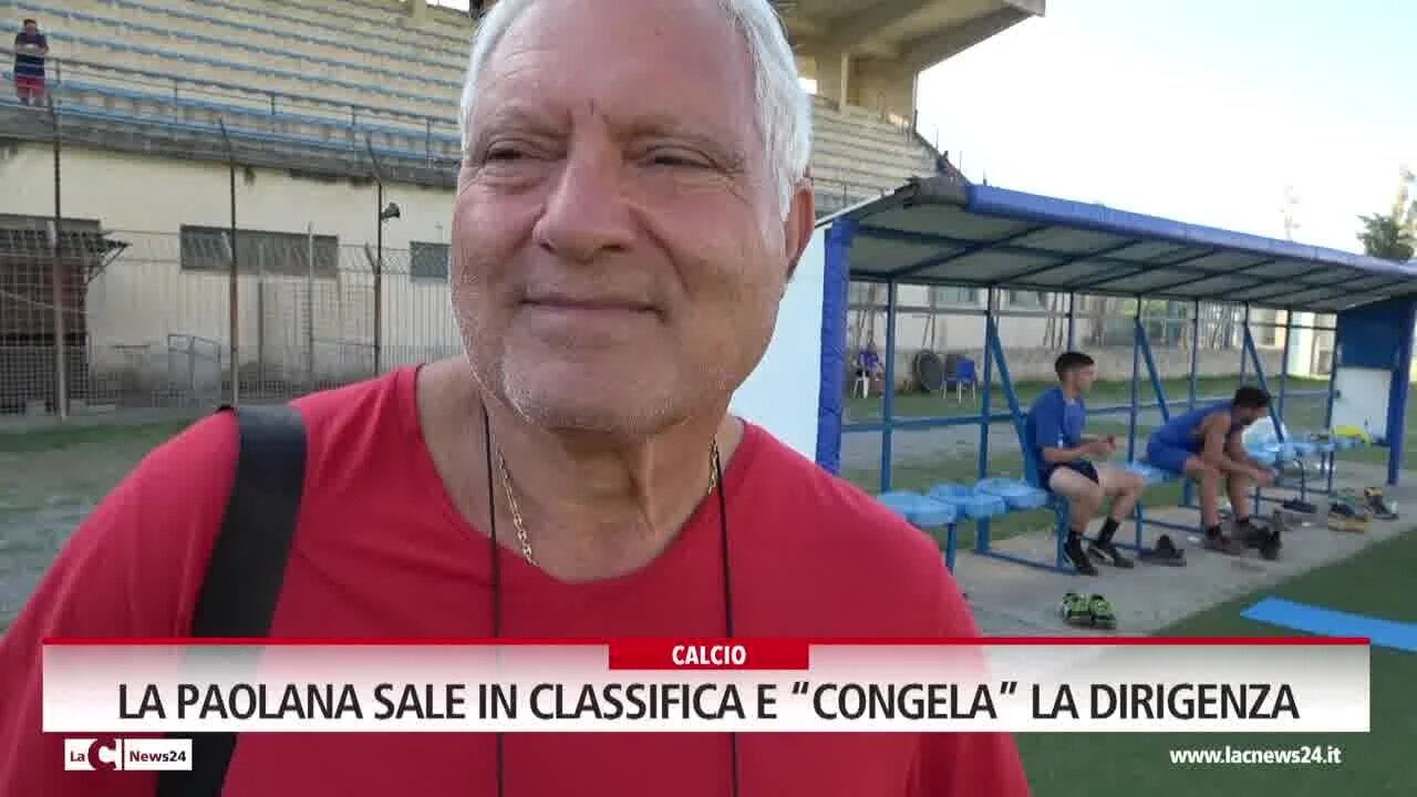 La Paolana sale in classifica e “congela” la dirigenza