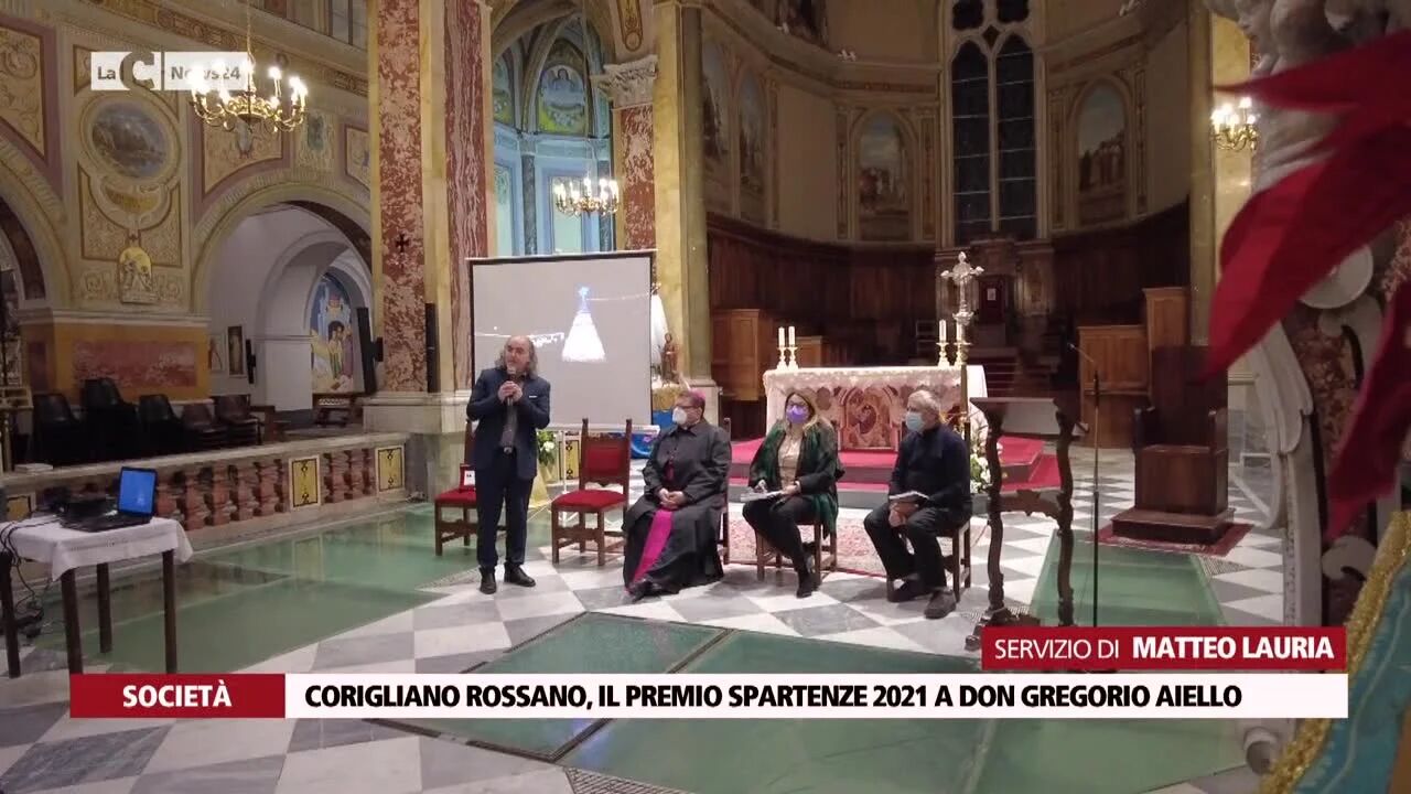 Corigliano Rossano, il premio Spartenze 2021 a don Gregorio Aiello