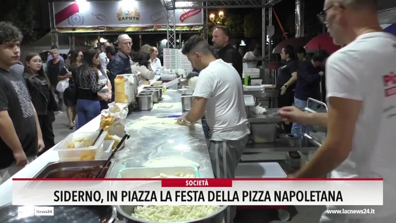 Siderno, in piazza la festa della pizza napoletana