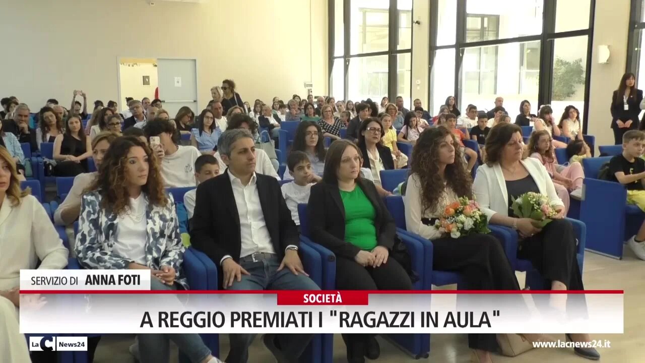 A Reggio premiati i Ragazzi in aula