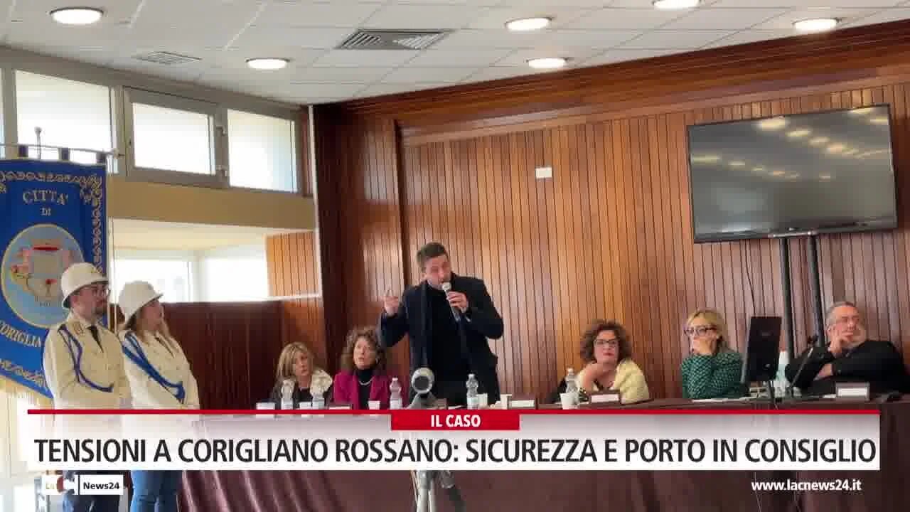 Tensioni a Corigliano Rossano: sicurezza e porto in Consiglio