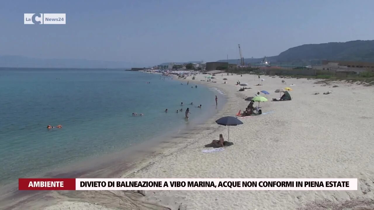 Divieto balneazione a Vibo Marina, acque non conformi in piena estate