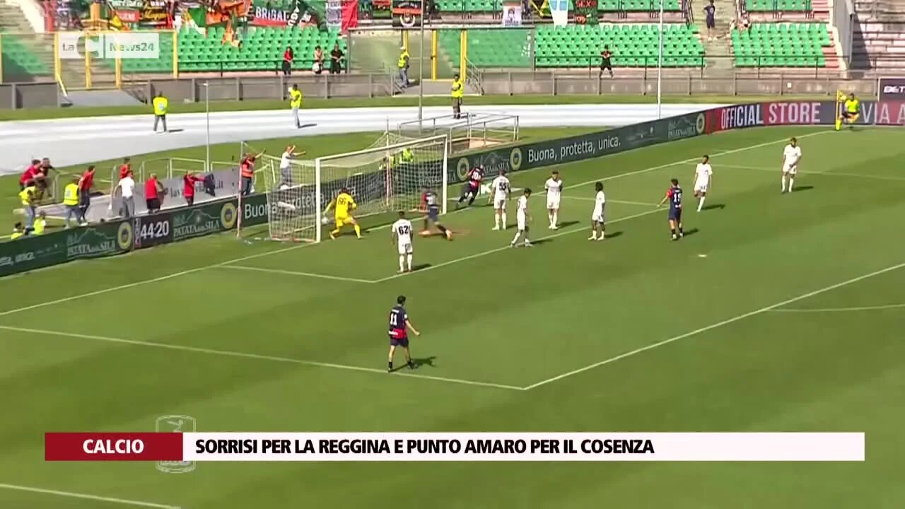 Sorrisi per la Reggina e punto amaro per il Cosenza