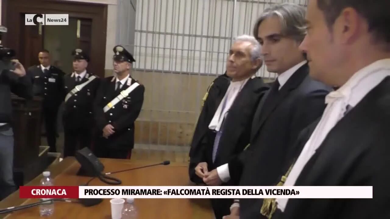 Processo Miramare: «Falcomatà regista della vicenda»
