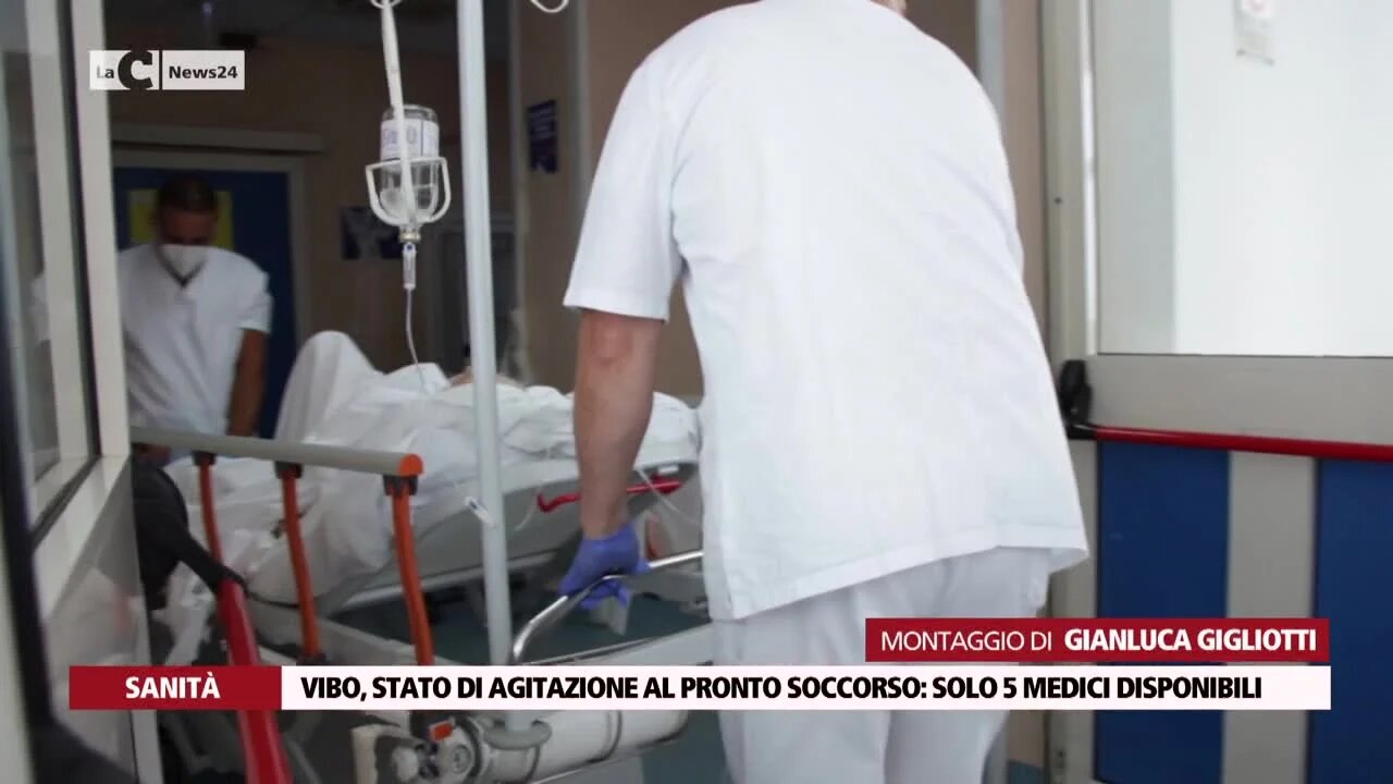 Vibo, stato di agitazione al pronto soccorso, solo 5 medici disponibili