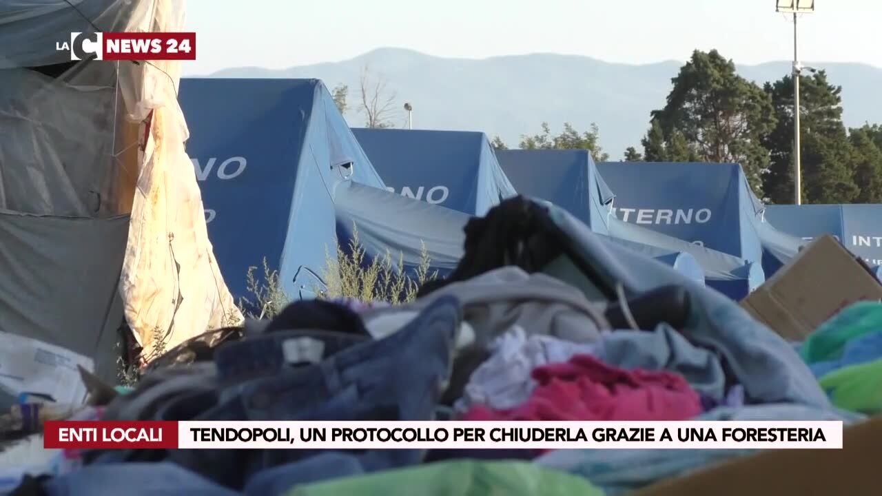 Tendopoli, un protocollo per chiuderla grazie a una foresteria