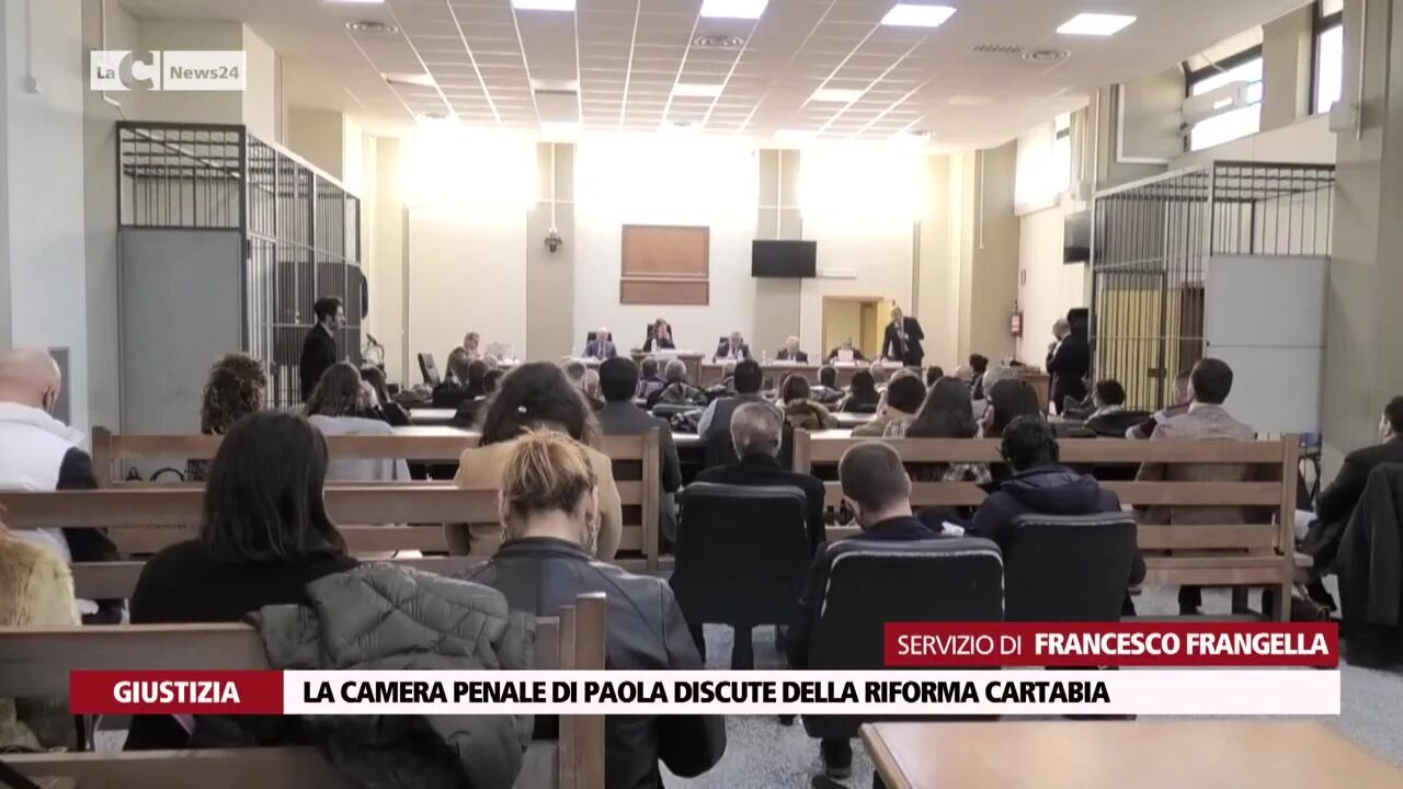 La Camera penale di Paola discute della riforma Cartabia