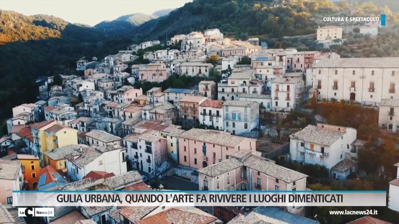 RUBRICA TG SPETTACOLO - GULIA URBANA, QUANDO L’ARTE FA RIVIVERE I LUOGHI DIMENTICATI