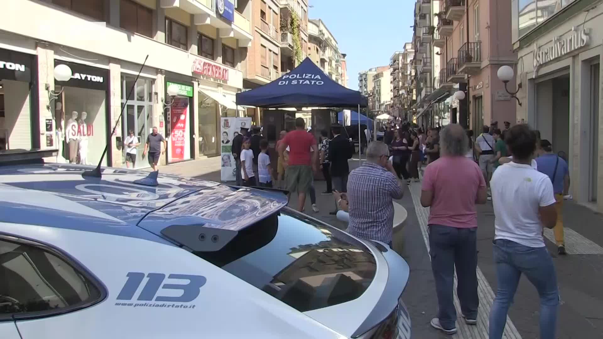 La \"Quarto Savona 15\" esposta a Cosenza: il ricordo delle stragi di Capaci e via D'Amelio organizzato dalla Questura