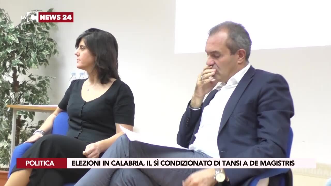 Elezioni in Calabria, il Sì condizionato di Tansi a De Magistris