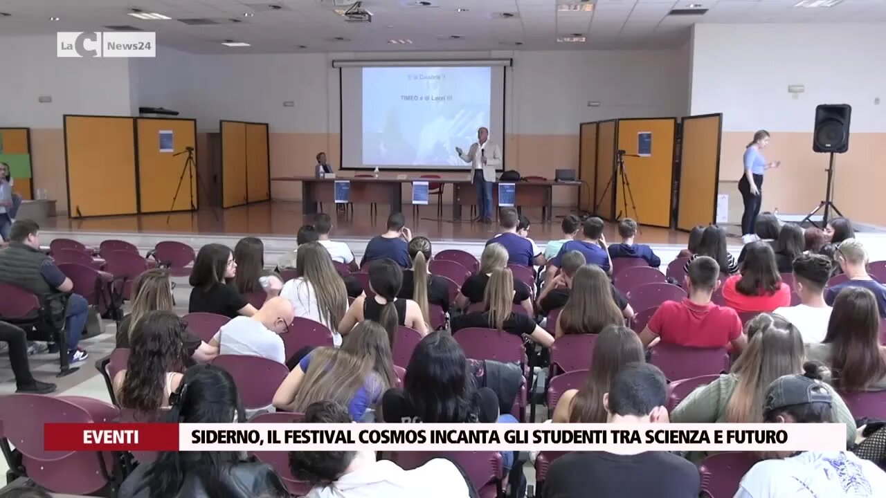 Siderno, il Festival Cosmos incanta gli studenti tra scienza e futuro