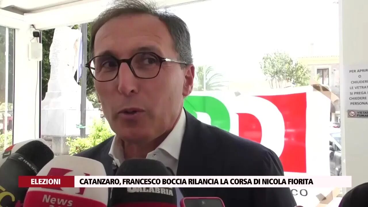Catanzaro, Francesco Boccia rilancia la corsa di Nicola Fiorita
