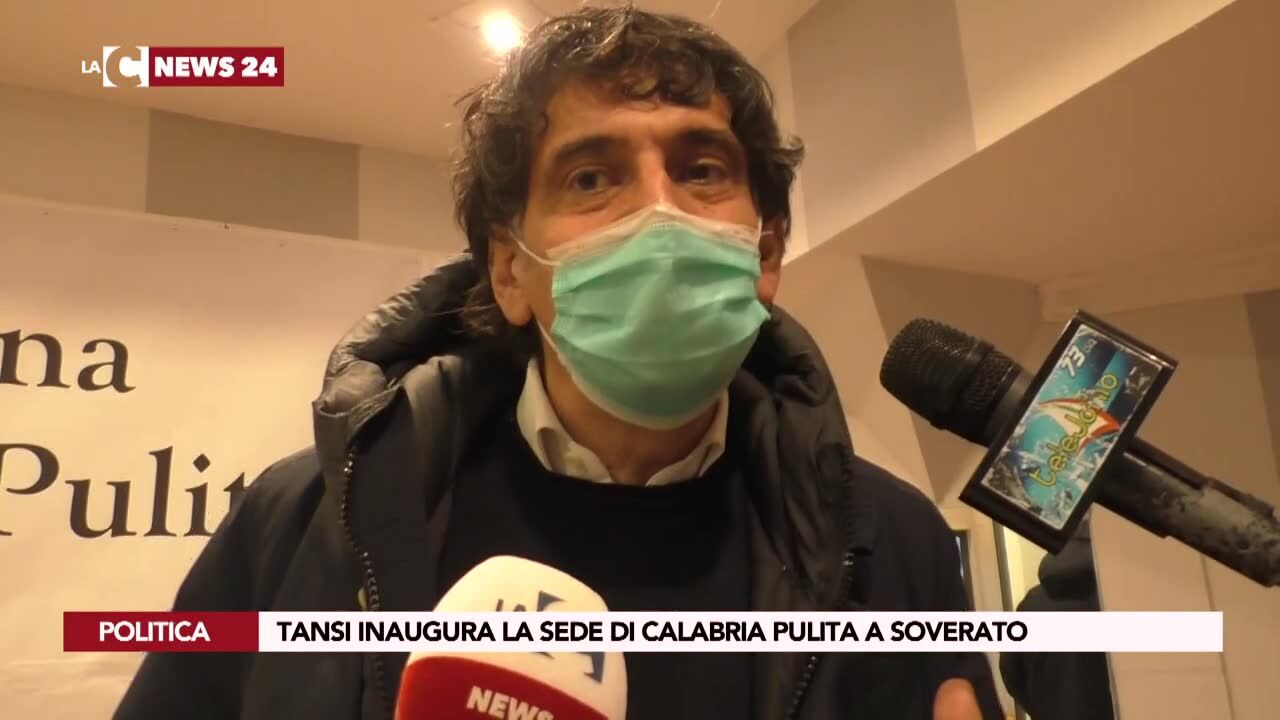 Tansi inaugura la sede di Calabria pulita a Soverato