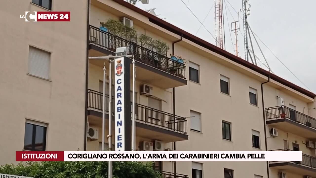 Corigliano Rossano, l’arma dei carabinieri cambia pelle