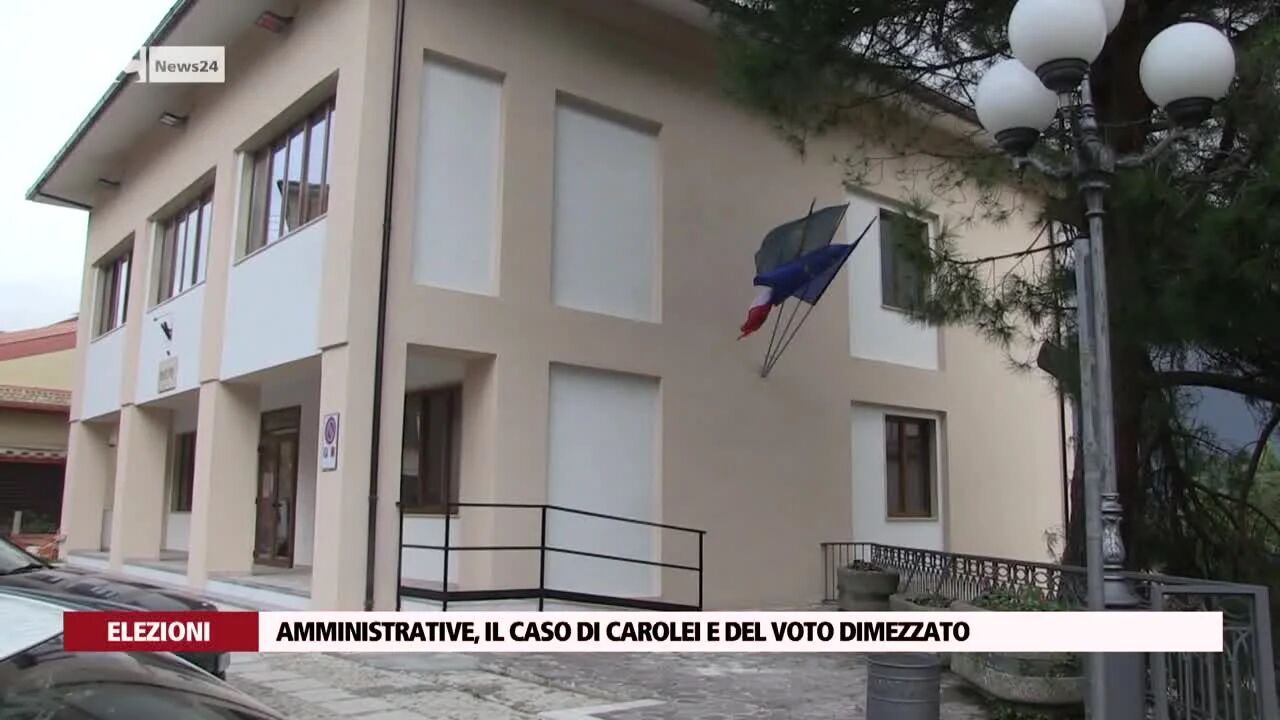 Amministrative, il caso di Carolei e del voto dimezzato