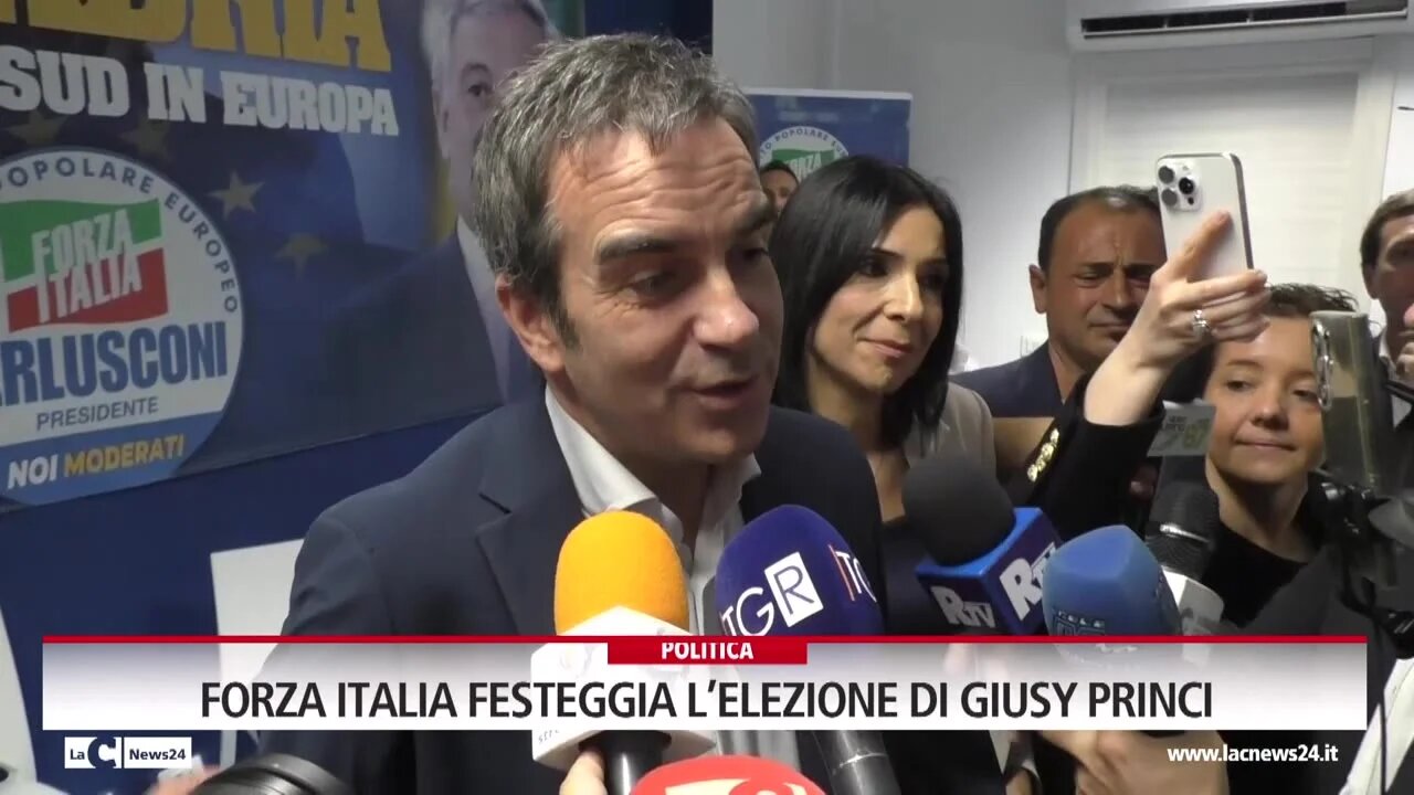 Forza Italia festeggia l’elezione di Giusy Princi