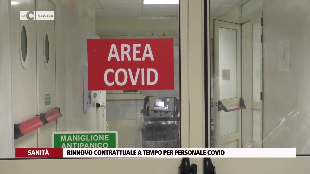 Rinnovo contrattuale a tempo per personale Covid