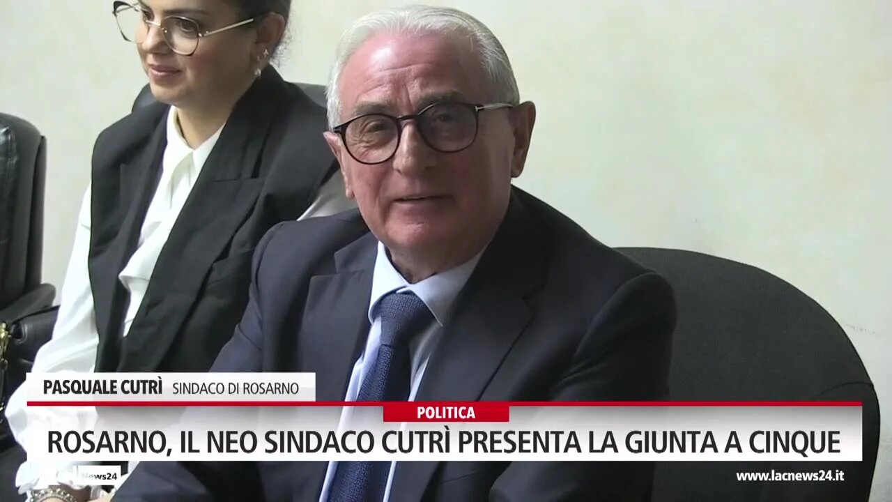 Rosarno, il neo sindaco Cutrì presenta la Giunta a cinque