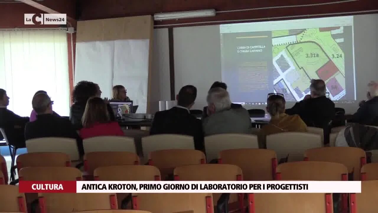 Antica Kroton, primo giorno di laboratorio per i progettisti