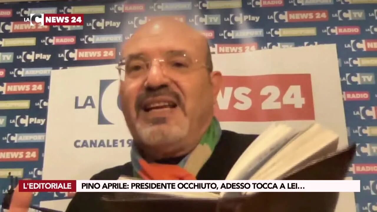 Pino Aprile: «Presidente Occhiuto, adesso tocca a lei…»