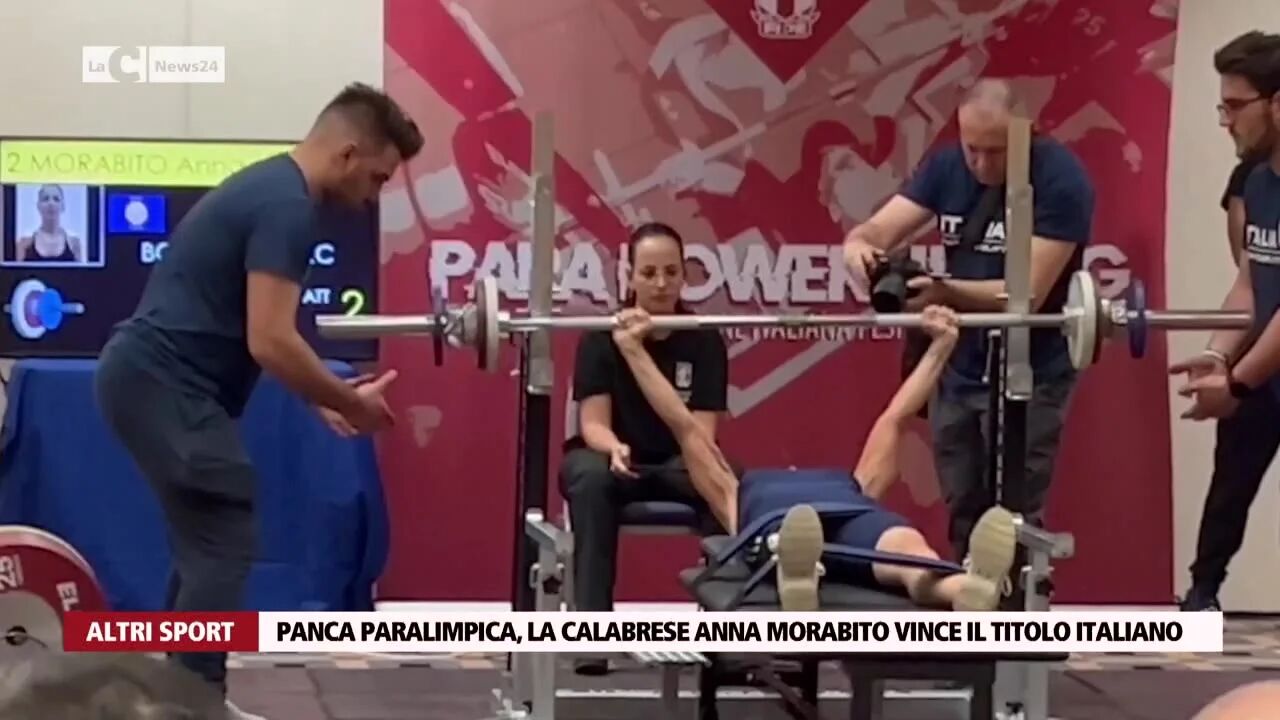 Panca paralimpica, la calabrese Anna Morabito vince il titolo italiano