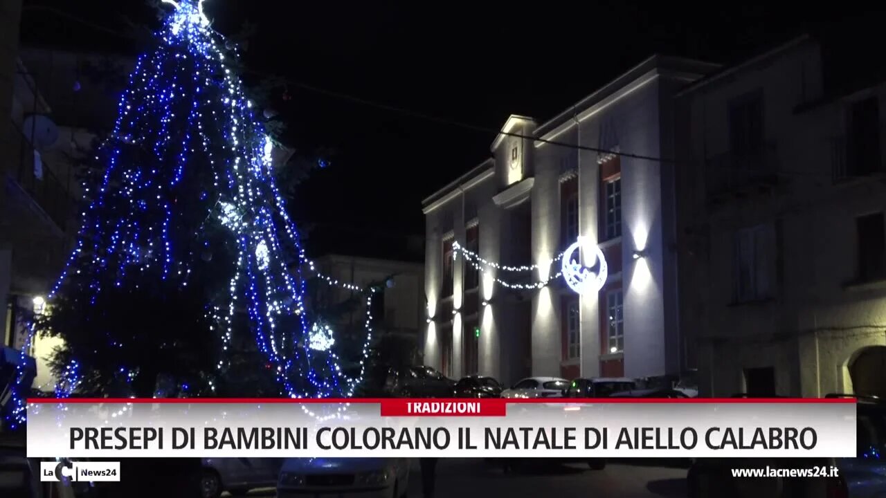 Presepi di bambini colorano il Natale di Aiello Calabro