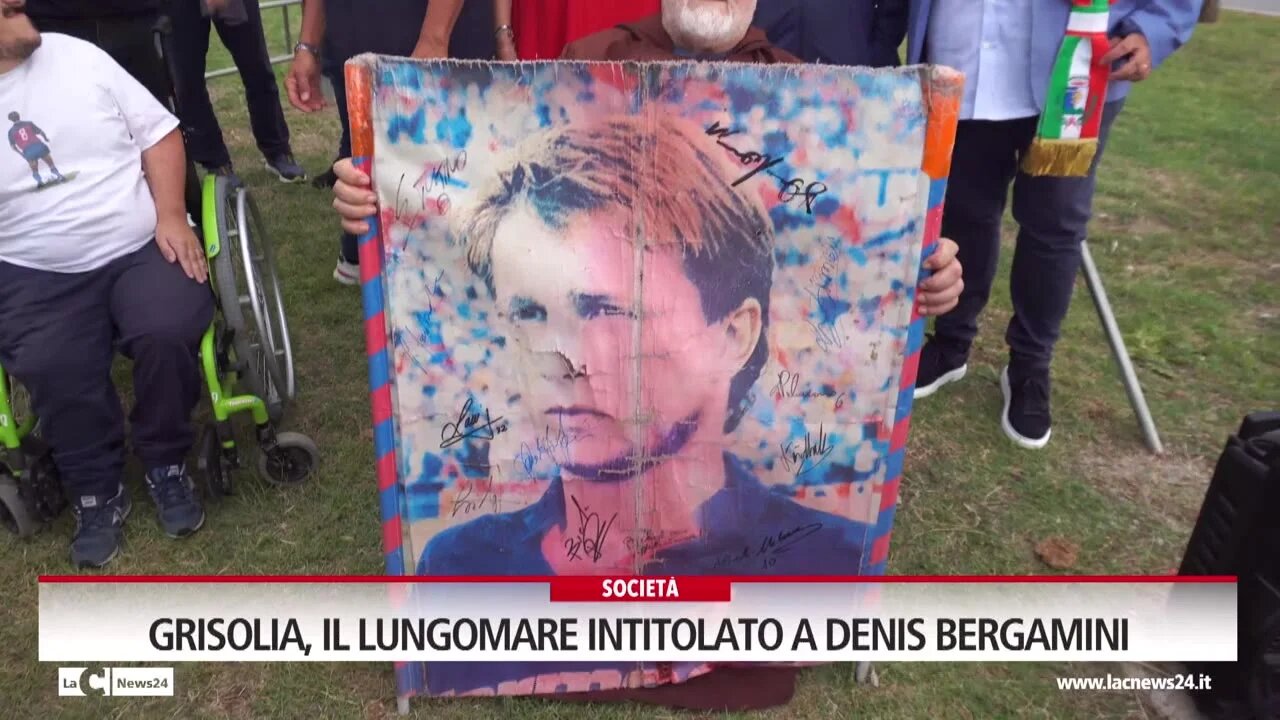 Grisolia, il lungomare intitolato a Denis Bergamini