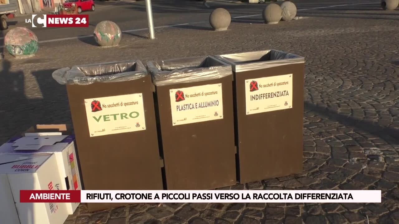 Rifiuti, Crotone a piccoli passi verso la raccolta differenziata