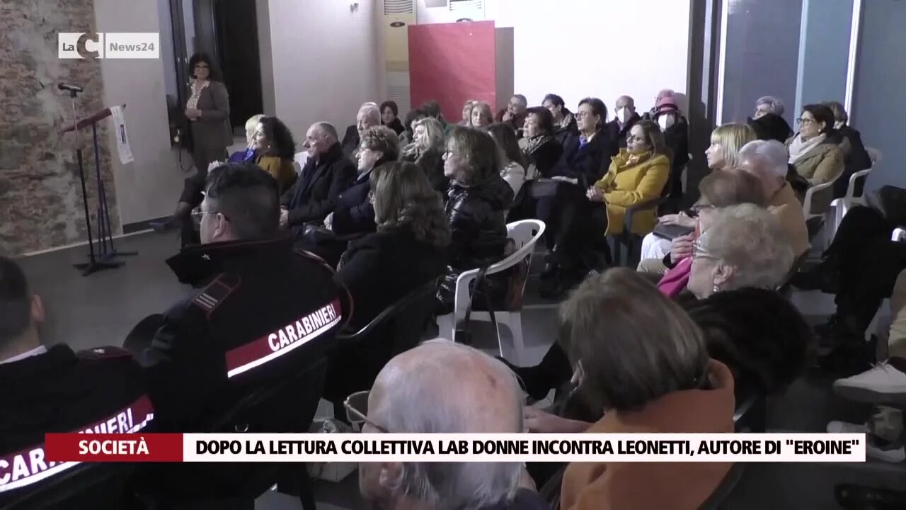 Dopo la lettura collettiva Lab Donne incontra Leonetti, autore di 'Eroine'