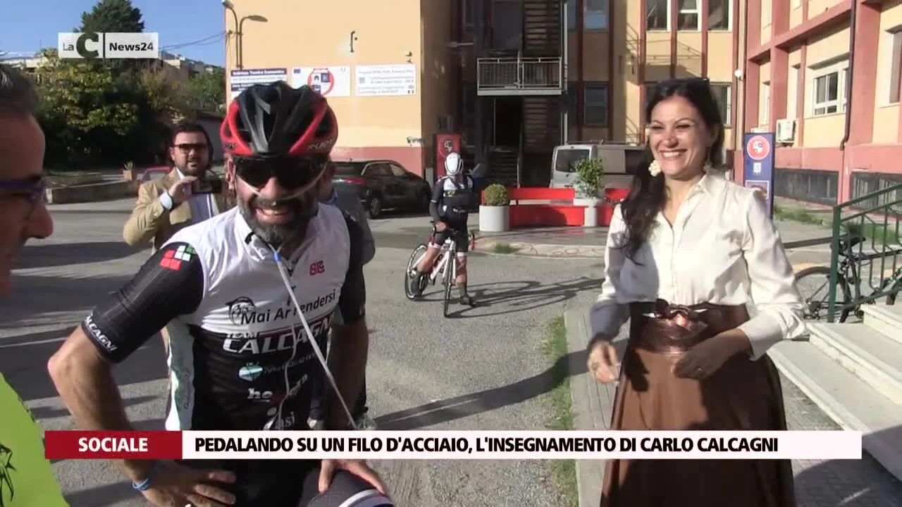 Pedalando su un filo d'acciaio, l'insegnamento di Carlo Calcagni