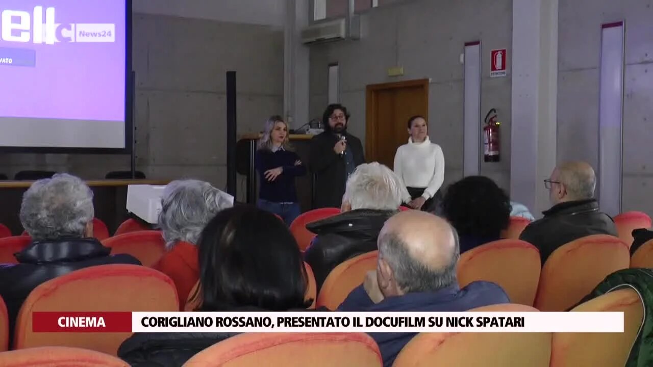 Corigliano Rossano, presentato il docufilm su Nick Spatari