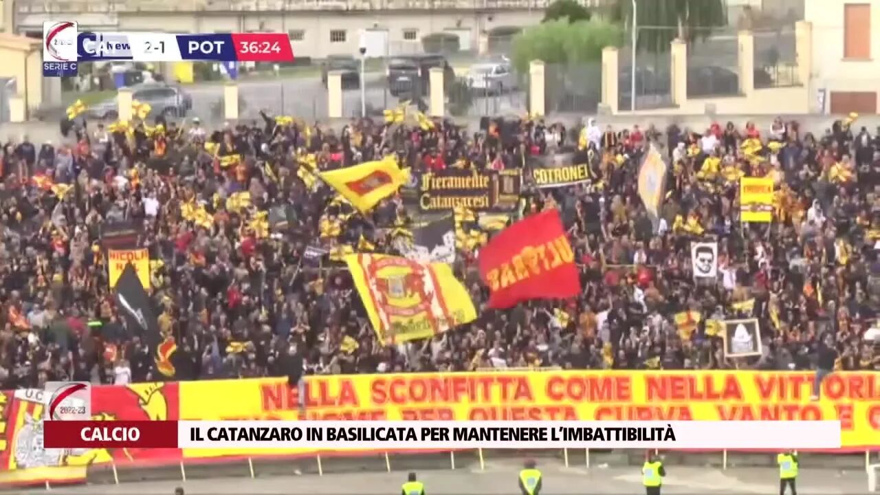 Il Catanzaro in Basilicata per mantenere l’imbattibilità