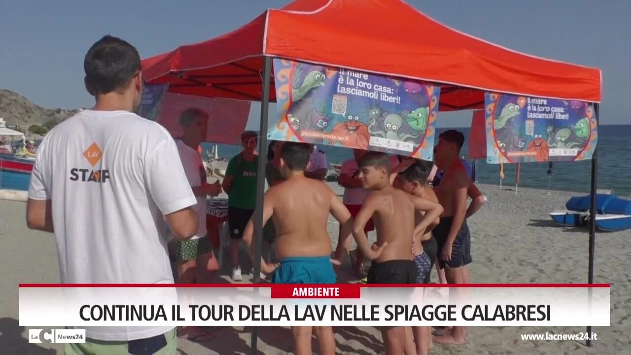 Continua il tour della Lav nelle spiagge calabresi