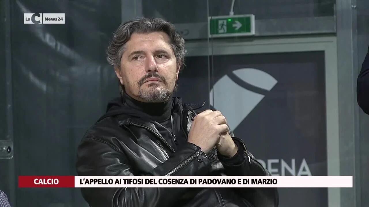 L’appello ai tifosi del Cosenza di Padovano e Di Marzio