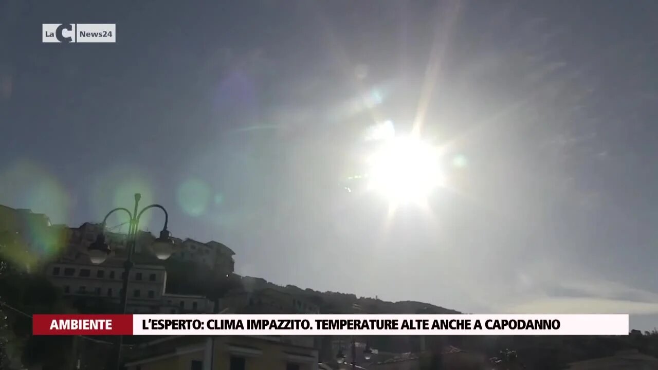 L’esperto: clima impazzito. Temperature alte anche a Capodanno