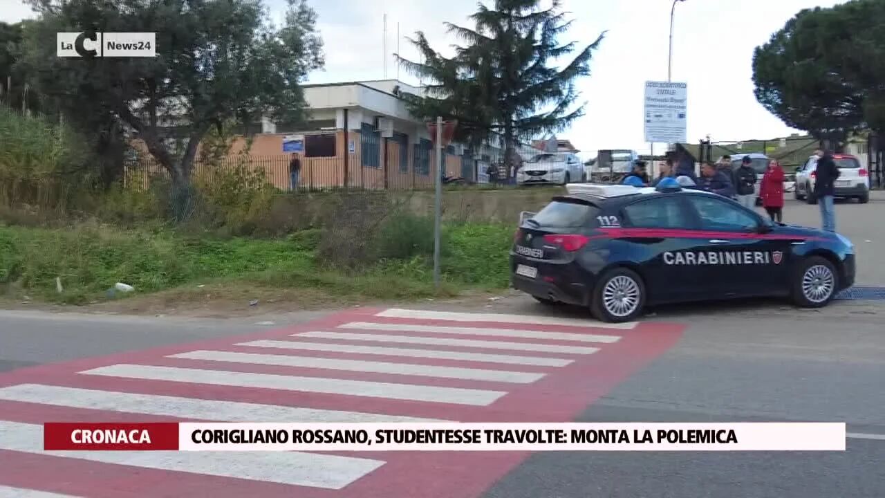 Corigliano rossano, studentesse travolte: monta la polemica